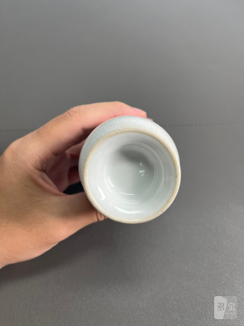 民国  白鸽纹香筒 - 图11